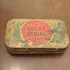Vintage Lucky Strikes Tobacco Tin